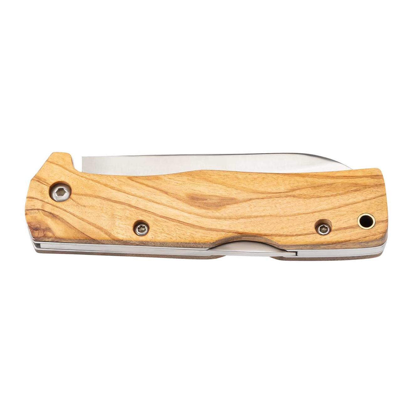 Taschenmesser Olivenholz