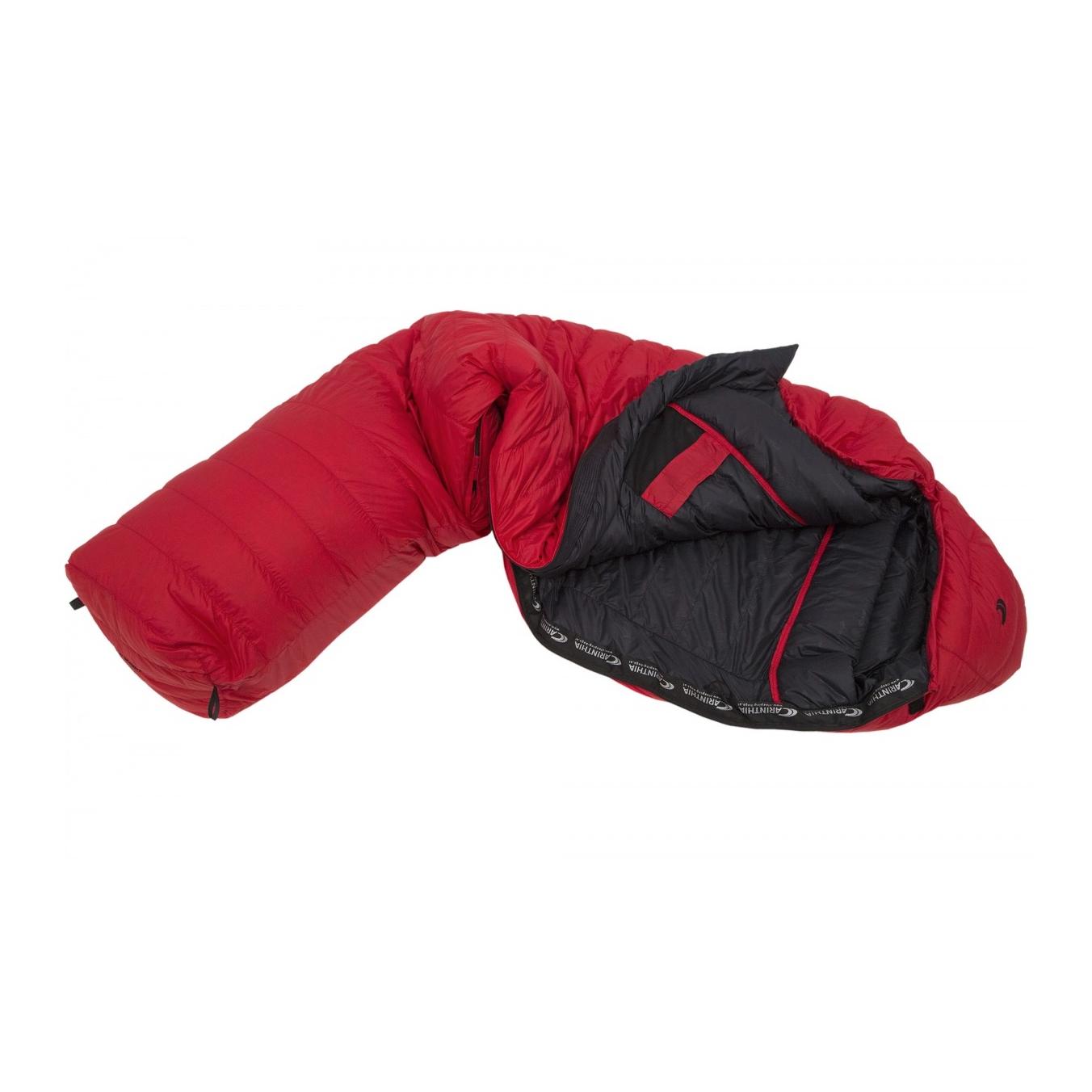 Carinthia D600x Allround-Schlafsack Daune - Schwarz Rot Multi -