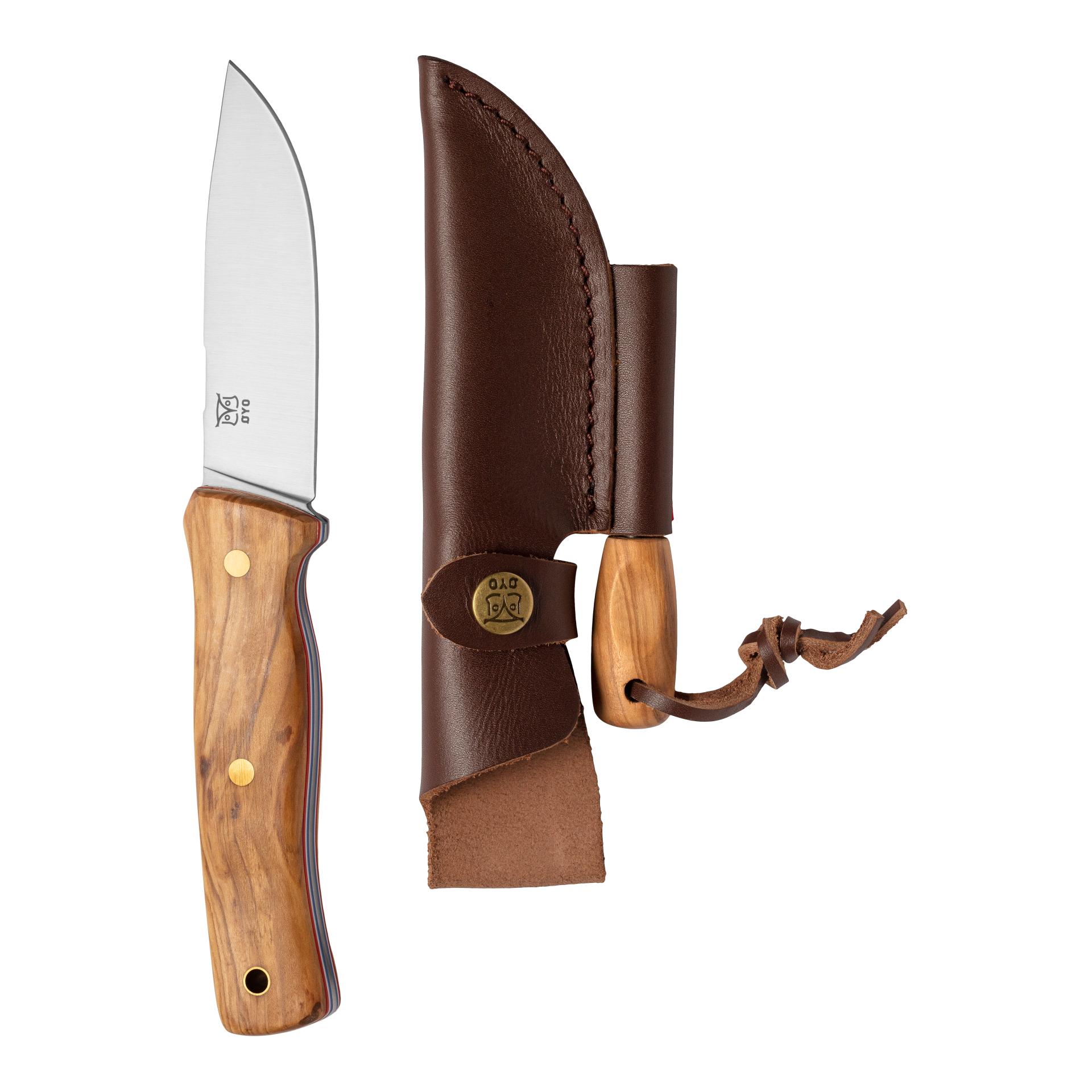 FEMUNDEN - Jagd/Outdoormesser mit Lederscheide (Full Tang)  FEMUNDEN - Jagd/Outdoormesser mit Lederscheide (Full Tang)