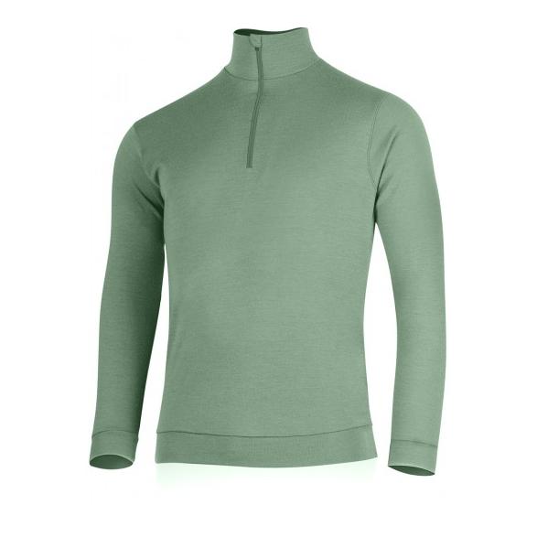 Lasting BESO Merino Herren Sweatshirt, 230gr - grün