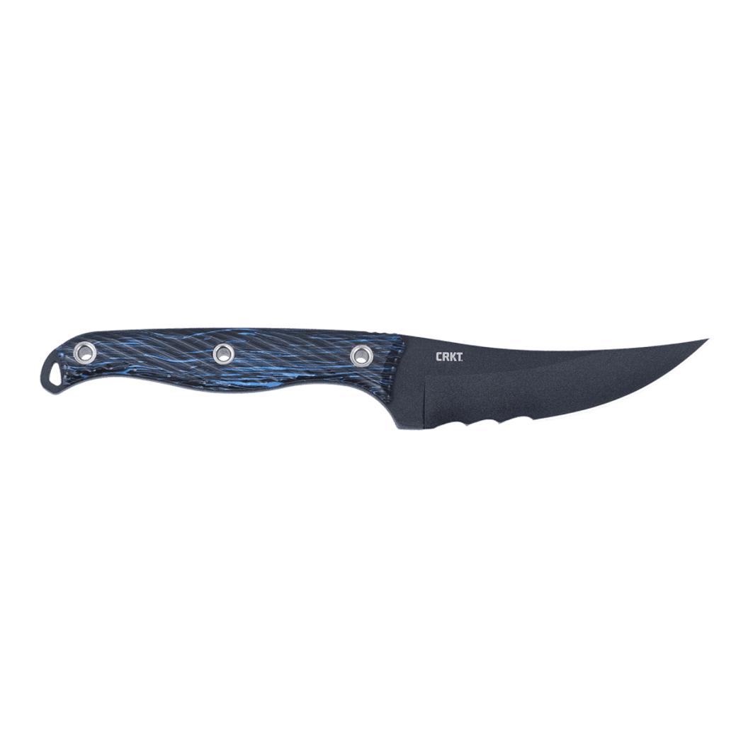 CRKT Clever Girl Fixed Blade w/Veff Serrations - Schwarz -